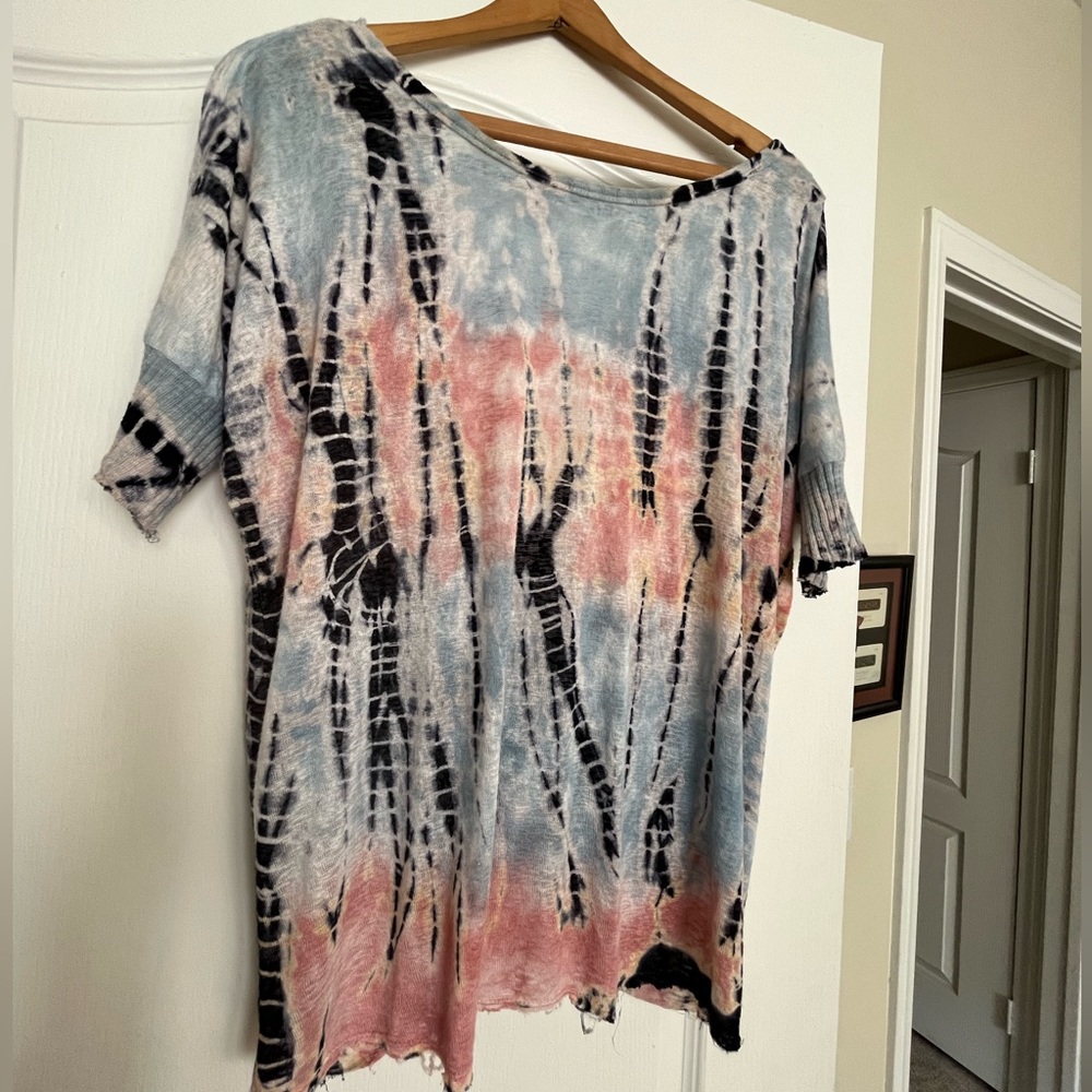 Maronie backless blouse